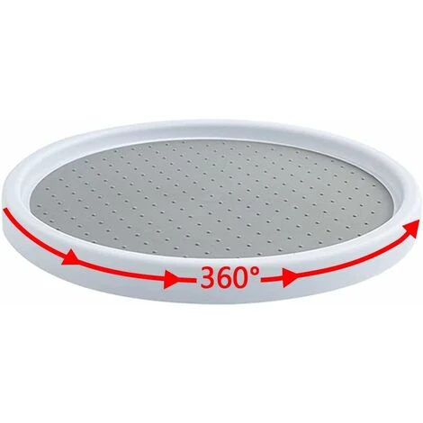 2 Pcs Étagère à épices Rotative, Plateau Tournant Pour épices Condiments Rangement De Cuisine, Multifonction Pour Le Rangement De La Cuisine 3 2 Pcs Étagère à épices Rotative, Plateau Tournant Pour épices Condiments Rangement De Cuisine, Multifonction Pour Le Rangement De La Cuisine – Image 3
