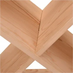 Casier Range Bouteille Vin En Bois Naturel Pour Cave Et Cellier A Vin - Meuble De Rangement Bouteille De Vin -Promos Gout Cuisine Boutique 76986220 3