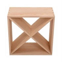 Casier Range Bouteille Vin En Bois Naturel Pour Cave Et Cellier A Vin - Meuble De Rangement Bouteille De Vin -Promos Gout Cuisine Boutique 76986220 5