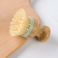 Casserole Japonaise Souple à Tête Ronde, Brosse à Poêle, Brosse à Vaisselle, Nettoyant Cuisine, Brosse à Casserole