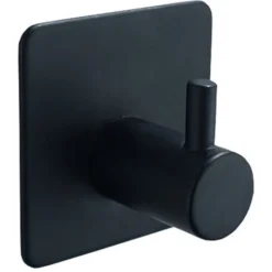 4 Pièces Crochet Adhésif 3M, Crochet Adhésif Mural De Salle De Bains, Accroche Torchon Cuisine, Accroche Tableau Sans Percer, Crochet Autocollant Adhesif Acier Inox, Noir -Promos Gout Cuisine Boutique 77373846 4