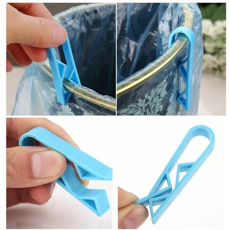 Clip Fermeture Poubelle Supports De Pince à Clip En Plastique Pour Poubelle De Poubelle De Cuisine Poubelle Clip - 20 Pièces 3 Clip Fermeture Poubelle Supports De Pince à Clip En Plastique Pour Poubelle De Poubelle De Cuisine Poubelle Clip - 20 Pièces – Image 3