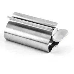 1 Pièces Distributeur De Dentifrice Métal Extrusion Outil Paresseux Tube Extrudeuse Pigment Extrudeuse Cheveux Couleur Tube Attache Salle De Bain Accessoires