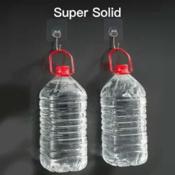 Pour Suspendre Un Grand Crochet Adhésif De 44ib (maximum) 10pcs De Poids Lourd, Cintre Mural Sans Clous, Auto - Adhésif Sans Marques, Transparent Amovible, étanche à L'eau Et à La Rouille, Adapté à La -Promos Gout Cuisine Boutique 77758607 4