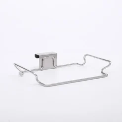 Support Sac à Déchets Pour Cuisine Porte-Sac De Poubelle Pour Porte De Placard Tiroir Armoire Cintre Inoxydable Réutilisable En Maison