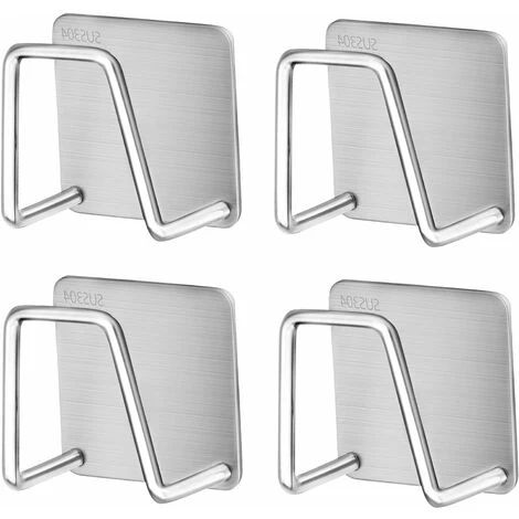 4 Pcs Porte éponge En Acier Inoxydable Support Eponge Support éponge Cuisine Auto-Adhésif,Couvercle,Support De Planche à Découper Pour L'organisation De La Cuisine(Argent) 1 4 Pcs Porte éponge En Acier Inoxydable Support Eponge Support éponge Cuisine Auto-Adhésif,Couvercle,Support De Planche à Découper Pour L'organisation De La Cuisine(Argent)