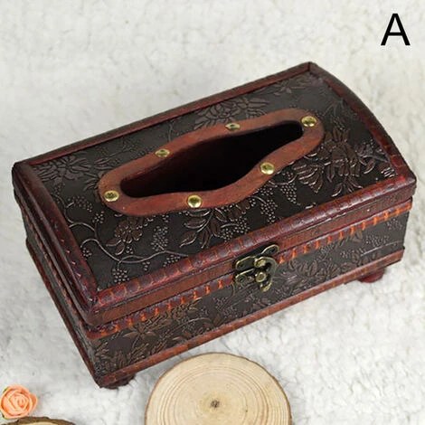 Bote à Mouchoirs En Bois, Organisateur De Cuisine, étui De Serviette De Bureau, Bote De Rangement En Papier, Artisanat Décoratif,A 1 Bote à Mouchoirs En Bois, Organisateur De Cuisine, étui De Serviette De Bureau, Bote De Rangement En Papier, Artisanat Décoratif,A