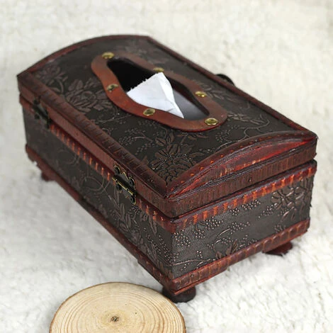 Bote à Mouchoirs En Bois, Organisateur De Cuisine, étui De Serviette De Bureau, Bote De Rangement En Papier, Artisanat Décoratif,A 2 Bote à Mouchoirs En Bois, Organisateur De Cuisine, étui De Serviette De Bureau, Bote De Rangement En Papier, Artisanat Décoratif,A – Image 2