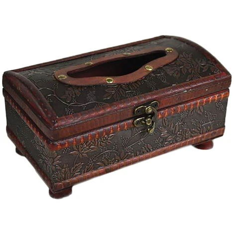 Bote à Mouchoirs En Bois, Organisateur De Cuisine, étui De Serviette De Bureau, Bote De Rangement En Papier, Artisanat Décoratif,A 4 Bote à Mouchoirs En Bois, Organisateur De Cuisine, étui De Serviette De Bureau, Bote De Rangement En Papier, Artisanat Décoratif,A – Image 4