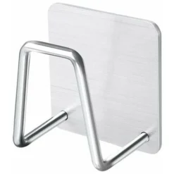 4pcs Porte-éponge De Colle Sans Ongles Porte-éponge En Acier Inoxydable Porte-éponge En Acier Inoxydable Outils De Cuisine Porte-éponge Pour La Cuisine -Promos Gout Cuisine Boutique 78951359 3