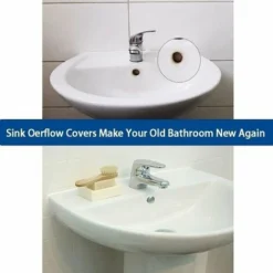 4pcs Bouchon De Trop-plein De Remplacement Pour Couvercle De Débordement D'évier Pour Cuisine Et Salle De Bain 9 4pcs Bouchon De Trop-plein De Remplacement Pour Couvercle De Débordement D'évier Pour Cuisine Et Salle De Bain -Promos Gout Cuisine Boutique 78951731 5