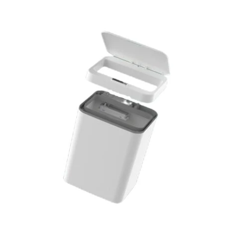 Poubelle à Induction Intelligente - Salle De Séjour, Cuisine, Chambre à Coucher, Toilettes Classification Créative Poubelle - Blanc 2 Poubelle à Induction Intelligente - Salle De Séjour, Cuisine, Chambre à Coucher, Toilettes Classification Créative Poubelle - Blanc – Image 2