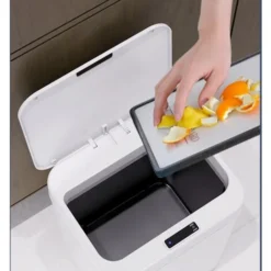 Poubelle à Induction Intelligente - Salle De Séjour, Cuisine, Chambre à Coucher, Toilettes Classification Créative Poubelle - Blanc 7 Poubelle à Induction Intelligente - Salle De Séjour, Cuisine, Chambre à Coucher, Toilettes Classification Créative Poubelle - Blanc -Promos Gout Cuisine Boutique 79012146 3