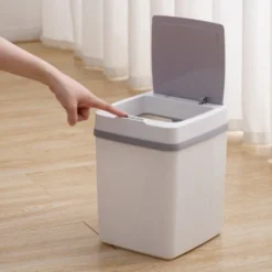 Poubelle à Induction Intelligente - Salle De Séjour, Cuisine, Chambre à Coucher, Toilettes Classification Créative Poubelle - Blanc 8 Poubelle à Induction Intelligente - Salle De Séjour, Cuisine, Chambre à Coucher, Toilettes Classification Créative Poubelle - Blanc -Promos Gout Cuisine Boutique 79012146 4