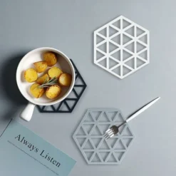 Dessous De Plat Maniques Cuisine Tapis Silicone Protege Poele De Casserole (noir),,Lot De 3 8 Dessous De Plat Maniques Cuisine Tapis Silicone Protege Poele De Casserole (noir),,Lot De 3 -Promos Gout Cuisine Boutique 79285236 4