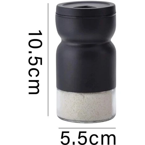 Ensemble De Salière Et Poivrière En Verre Avec Trous De Versement Réglables - Salière Et Poivrière En Acier Inoxydable - Ensemble De Salière Et Poivrière De Ferme Pour Sels De Mer Et épices Casher Noi 2 Ensemble De Salière Et Poivrière En Verre Avec Trous De Versement Réglables - Salière Et Poivrière En Acier Inoxydable - Ensemble De Salière Et Poivrière De Ferme Pour Sels De Mer Et épices Casher Noi – Image 2