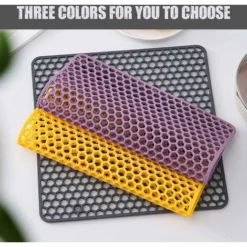 GP Tapis D'évier En Silicone Grille De Cuisine Pour éviers De Ferme En Acier Inoxydable Ou En Porcelaine 34 Cm X 34 Cm 8 GP Tapis D'évier En Silicone Grille De Cuisine Pour éviers De Ferme En Acier Inoxydable Ou En Porcelaine 34 Cm X 34 Cm -Promos Gout Cuisine Boutique 79555652 4