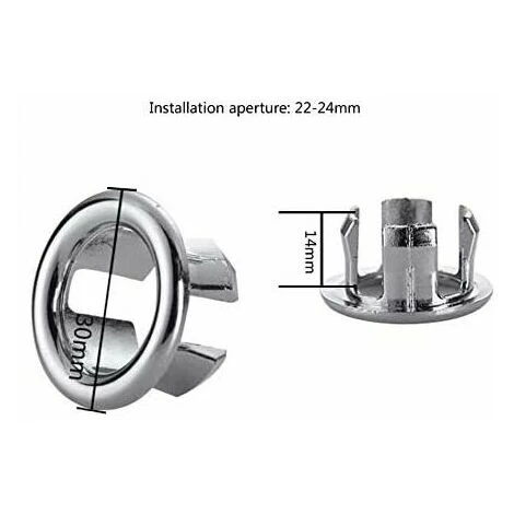 Bouchon Avec 2 Anneaux Ronds Pour Trop-plein De Lavabo Ou évier – 3 Pièces Zhuoxuan 5 Bouchon Avec 2 Anneaux Ronds Pour Trop-plein De Lavabo Ou évier – 3 Pièces Zhuoxuan – Image 5