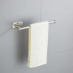 Porte , Porte Essuie Tout Acier Inoxydable, Porte Rouleau Papier Cuisine Auto-Adhésif Ou à Percer, Porte Essuie Tout Mural Pour Cuisine, Salle De Bain Et Placards (Argent)
