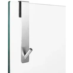 Stianless Steel Shower Door Hooks Punch Free Frameless Over Door Hooks Towel Hooks 8 Stianless Steel Shower Door Hooks Punch Free Frameless Over Door Hooks Towel Hooks -Promos Gout Cuisine Boutique 80387262 4