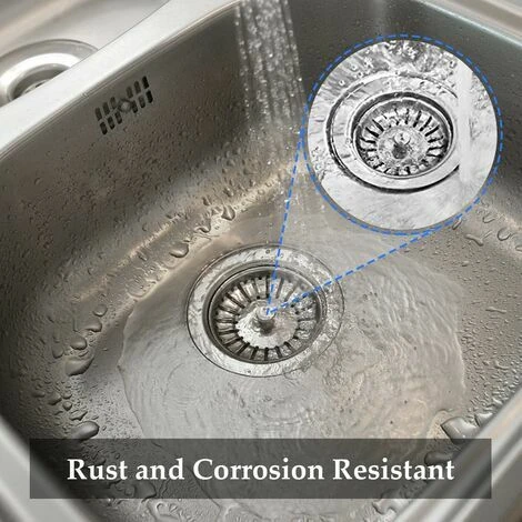 Lot De 2 Bouchons De Crépine D'évier, 84 Mm De Remplacement Du Bouchon De Vidange D'évier, Bouchon De Filtre D'évier En Acier Inoxydable Pour Cuisine Ou Baignoire, Douche, Plateau De Lavabo 3 Lot De 2 Bouchons De Crépine D'évier, 84 Mm De Remplacement Du Bouchon De Vidange D'évier, Bouchon De Filtre D'évier En Acier Inoxydable Pour Cuisine Ou Baignoire, Douche, Plateau De Lavabo – Image 3