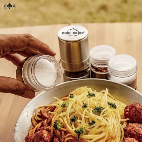 Moulin Manuel Multi Bambou Edition à Épices, Poivre Ou Sel 5 En 1, Salièrer Et Poivrière,Réservoir Portatif D'assaisonnement Pour Barbecue Extérieur,Anti - Croustillant 3 Moulin Manuel Multi Bambou Edition à Épices, Poivre Ou Sel 5 En 1, Salièrer Et Poivrière,Réservoir Portatif D'assaisonnement Pour Barbecue Extérieur,Anti - Croustillant – Image 3