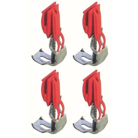 4x Fixation Clip Pour évier 30 X 42mm Acier Inoxydable Et Plastique Rouge Franke Cuisine Pince Accessoire Pièce Rechange Lavabo 1 4x Fixation Clip Pour évier 30 X 42mm Acier Inoxydable Et Plastique Rouge Franke Cuisine Pince Accessoire Pièce Rechange Lavabo