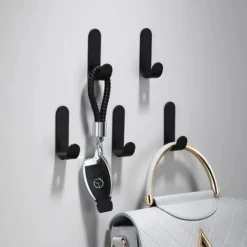 Crochet En Tissu Cintre Noir Crochet Mural Sans Clou Clé Manteau Sac Chapeau Cintre Aluminium Robe Crochet Maison Salle De Bain 5 Pièces 8 Crochet En Tissu Cintre Noir Crochet Mural Sans Clou Clé Manteau Sac Chapeau Cintre Aluminium Robe Crochet Maison Salle De Bain 5 Pièces -Promos Gout Cuisine Boutique 81161002 4