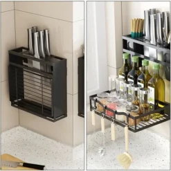 Étagère à Épices à 2 Niveaux En Acier Inoxydable, SDLOGAL, Étagère De Cuisine Pliable, Porte-épices, Organisateur Avec Porte-ustensiles Pour Rangement De Cuisine 9 Étagère à Épices à 2 Niveaux En Acier Inoxydable, SDLOGAL, Étagère De Cuisine Pliable, Porte-épices, Organisateur Avec Porte-ustensiles Pour Rangement De Cuisine -Promos Gout Cuisine Boutique 81548411 5