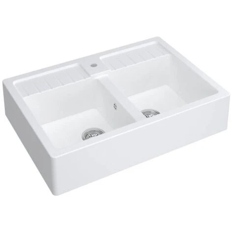 CAREA - Timbre D'office 2 Bacs Qualité Granit - Glacial 3 CAREA - Timbre D'office 2 Bacs Qualité Granit - Glacial – Image 3