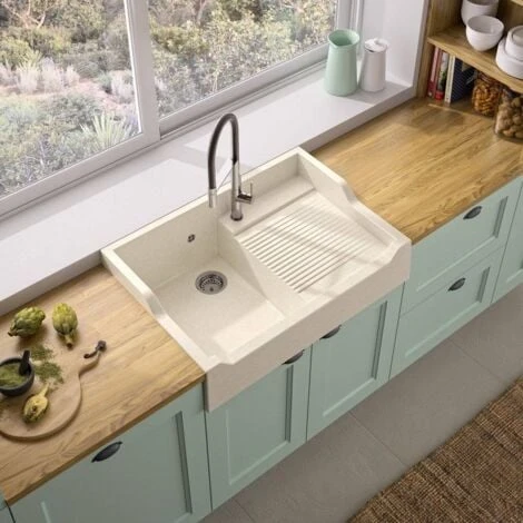 CAREA - Timbre D'office 1 Bac Qualité Granit - Couleur - Sable Moucheté 1 CAREA - Timbre D'office 1 Bac Qualité Granit - Couleur - Sable Moucheté