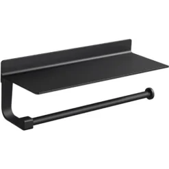 Mural Essuie Tout Distributeurs Dérouleur Essuie Tout Aluminium, Porte-Papier De Cuisine Noir