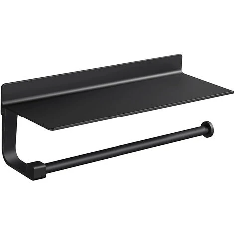 Mural Essuie Tout Distributeurs Dérouleur Essuie Tout Aluminium, Porte-Papier De Cuisine Noir 1 Mural Essuie Tout Distributeurs Dérouleur Essuie Tout Aluminium, Porte-Papier De Cuisine Noir