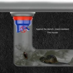 Bonde D'évacuation De Sol De Douche, Anti-refoulement, Anti-odeur, Valve De Vidange Rapide, 3.55.3cm 8 Bonde D'évacuation De Sol De Douche, Anti-refoulement, Anti-odeur, Valve De Vidange Rapide, 3.55.3cm -Promos Gout Cuisine Boutique 81979544 4