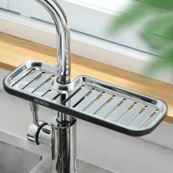 Porte-éponge De Robinet, Organisateur De Robinet, évier De Cuisine En Acier Inoxydable, Organisateur Suspendu Réglable Pour Chiffons, éponge, Savon, Détergent (autres Non Inclus) 5 Porte-éponge De Robinet, Organisateur De Robinet, évier De Cuisine En Acier Inoxydable, Organisateur Suspendu Réglable Pour Chiffons, éponge, Savon, Détergent (autres Non Inclus) -Promos Gout Cuisine Boutique 83877967 3