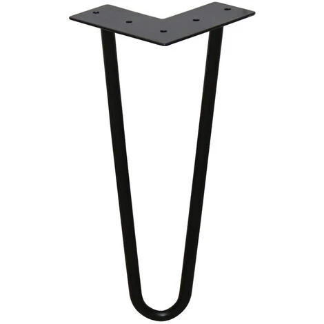 SWANEW Pieds De Table Pieds De Table En épingle à Cheveux 20 Cm, Pieds De Meubles En Métal Massif à 2 Tiges Pour Bricolage, Bureau à Domicile, Restaurant, Bureau, Table De Chevet, Lot De 4 1 SWANEW Pieds De Table Pieds De Table En épingle à Cheveux 20 Cm, Pieds De Meubles En Métal Massif à 2 Tiges Pour Bricolage, Bureau à Domicile, Restaurant, Bureau, Table De Chevet, Lot De 4