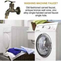 Robinet Mural En Laiton Vintage, Robinet De Jardin Extérieur G1/2, Robinet En Laiton Antique, Robinet Mural Vintage, Robinet En Laiton Antique Sculpté Dragon Pour Cuisine, Salle De Bain, Jardin 9 Robinet Mural En Laiton Vintage, Robinet De Jardin Extérieur G1/2, Robinet En Laiton Antique, Robinet Mural Vintage, Robinet En Laiton Antique Sculpté Dragon Pour Cuisine, Salle De Bain, Jardin -Promos Gout Cuisine Boutique 84056650 5