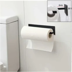 Support Auto-adhésif Pour Essuie-tout - à Coller Au Mur Ou Sous L’armoire / évier / Réfrigérateur - Pour Salle De Bain Et Cuisine 7 Support Auto-adhésif Pour Essuie-tout - à Coller Au Mur Ou Sous L’armoire / évier / Réfrigérateur - Pour Salle De Bain Et Cuisine -Promos Gout Cuisine Boutique 85562563 3