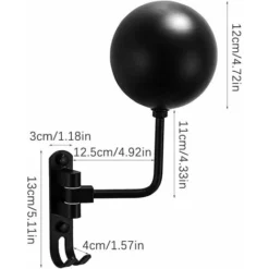 Support Casque Moto, Porte Casque Moto Avec Crochet, Support De Chapeau Rotatif Fixé Au Mur, Casque, Casque De Vélo Présentoir De -Promos Gout Cuisine Boutique 85784320 3