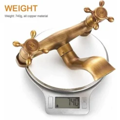 Robinet Mural En Cuivre Vintage Robinet De Cuisine Antique Pivotant à 180 ° Évier Mural Avec Robinet D'évier En Laiton Chaud Et Froid 9 Robinet Mural En Cuivre Vintage Robinet De Cuisine Antique Pivotant à 180 ° Évier Mural Avec Robinet D'évier En Laiton Chaud Et Froid -Promos Gout Cuisine Boutique 85947808 5