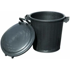 COUVERCLE PLASTIQUE POUR POUBELLE DE CHANTIER 50 LITRES