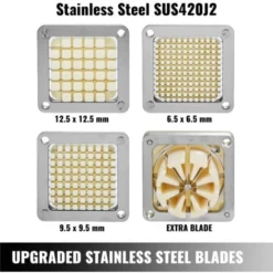 Vevor Coupe-frites Electrique Coupe Pommes De Terre 4 Lames De Coupe Differentes -Promos Gout Cuisine Boutique 86893696 5