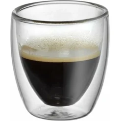 Ensemble De Tasses à Expresso à Double Paroi, Verres à Double Paroi 80 Ml, Effet Flottant, Verres Thermiques, Verre à Expresso Résistant à La Chaleur -Promos Gout Cuisine Boutique 87261388 4