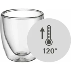 Ensemble De Tasses à Expresso à Double Paroi, Verres à Double Paroi 80 Ml, Effet Flottant, Verres Thermiques, Verre à Expresso Résistant à La Chaleur -Promos Gout Cuisine Boutique 87261388 5