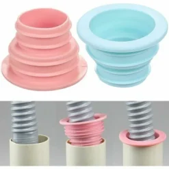DHKLFA Tuyau Bouchon D'étanchéité Joint Pour Drain De Plancher D'étanchéité De Désodorisant Bague D'Étanchéité Anti Odeur Bouchons Déodorant En Silicone Postuler à Salle De Bain Buanderie Cuisine 2 Pi