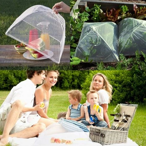 6pcs Cloche Alimentaire Pliable Anti-Mouche Couvercle De Nourriture En Maille Pliant Tente Parapluie Anti-Insectes Anti-moustiques Protection Pour Barbecue Pique-Nique Aliments 44x44x30 Cm 2 6pcs Cloche Alimentaire Pliable Anti-Mouche Couvercle De Nourriture En Maille Pliant Tente Parapluie Anti-Insectes Anti-moustiques Protection Pour Barbecue Pique-Nique Aliments 44x44x30 Cm – Image 2
