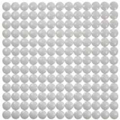 ID MAT - Tapis De Fond D'évier Bulles - Blanc