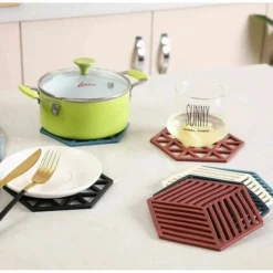 8 Pcs Dessous De Tapis Silicone, Dessous Plat Silicone, Repose Plat Silicone, Dessous De Verre Hot Pads Pour Cuisine Tampons Chauds En Silicone Plat De Dessous Coaster Tapis 9 8 Pcs Dessous De Tapis Silicone, Dessous Plat Silicone, Repose Plat Silicone, Dessous De Verre Hot Pads Pour Cuisine Tampons Chauds En Silicone Plat De Dessous Coaster Tapis -Promos Gout Cuisine Boutique 88667894 5