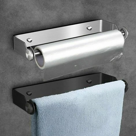 Support Pour Porte Papier Cuisine Essuie Tout En Acier Inoxydable Derouleur Essuie Tout Distributeur Sopalin Dérouleur Essuie Tout Porte Rouleau De Cuisine Mural Pour Armoire Salle De Bains Toilette 2 Support Pour Porte Papier Cuisine Essuie Tout En Acier Inoxydable Derouleur Essuie Tout Distributeur Sopalin Dérouleur Essuie Tout Porte Rouleau De Cuisine Mural Pour Armoire Salle De Bains Toilette – Image 2