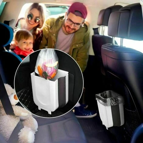 Dontodent Poubelle à Suspendre Pour Cuisine Ou Salle De Bain Avec Porte-sac Poubelle Pour Cuisine, Cabinet Et Porte – 9 L Blanc. 4 Dontodent Poubelle à Suspendre Pour Cuisine Ou Salle De Bain Avec Porte-sac Poubelle Pour Cuisine, Cabinet Et Porte – 9 L Blanc. – Image 4